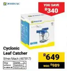 Builders Warehouse Zodiac Cyclonic Leaf Catcher offer