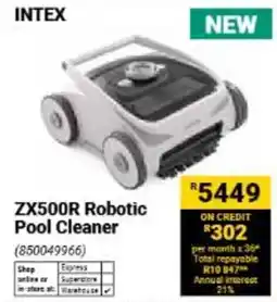 Builders Warehouse INTEX ZX500R Robotic Pool Cleaner offer