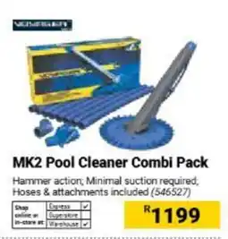 Builders Warehouse MK2 Pool Cleaner Combi Pack offer