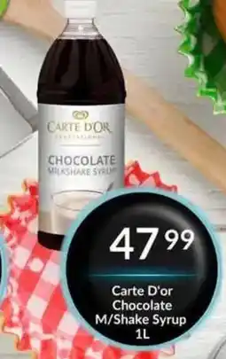 Super Save Carte D'or Chocolate M/Shake Syrup offer