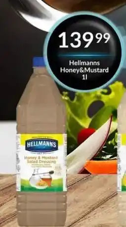 Super Save Hellmanns Honey&Mustard Salad Dressing offer