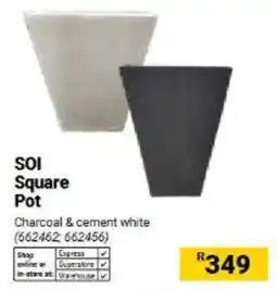 Builders Warehouse SOI Square Pot offer