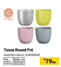 Builders Warehouse Tusca Round Pot Assorted offer