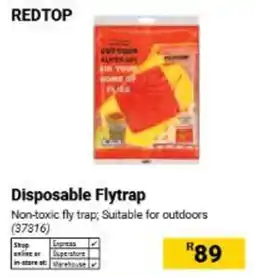 Builders Warehouse REDTOP Disposable Flytrap offer