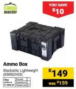 Builders Warehouse Camp Master Ammo Box offer