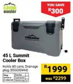Builders Warehouse Camp Master 45 L Summit Cooler Box offer
