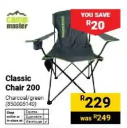 Builders Warehouse Camp Master Classic Chair 200 offer