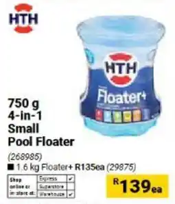 Builders Warehouse HTH Floater+ offer
