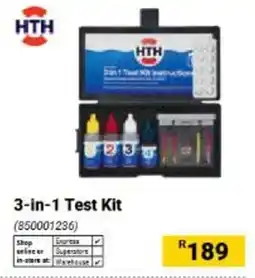 Builders Warehouse HTH 3-in-1 Test Kit offer