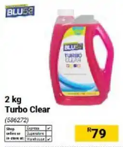 Builders Warehouse BLU52 Turbo Clear offer