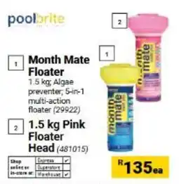 Builders Warehouse Month Mate Floater offer