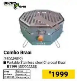 Builders Warehouse Combo Braai offer