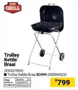 Builders Warehouse Trolley Kettle Braai offer