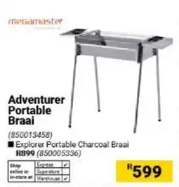 Builders Warehouse megamaster Adventurer Portable Braai offer