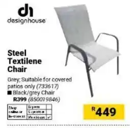 Builders Warehouse Designhouse Steel Textilene Chair offer