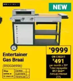 Builders Warehouse Entertainer Gas Braai offer