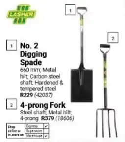 Builders Warehouse Lasher No. 2 Digging Spade offer