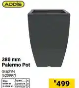 Builders Warehouse 380 mm Palermo Pot, Graphite offer