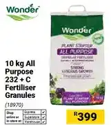 Builders Warehouse 10 kg All Purpose 232 + C Fertiliser Granules offer