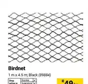 Builders Warehouse Birdnet 1 m x 4.5 m, Black offer