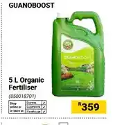 Builders Warehouse Guanoboost 5 L Organic Fertiliser offer