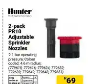 Builders Warehouse 2-pack PR10 Adjustable Sprinkler Nozzles offer