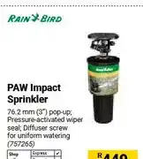 Builders Warehouse PAW Impact Sprinkler offer