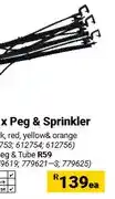 Builders Warehouse Micro 10 x Peg & Sprinkler 10-pack offer