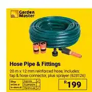 Builders Warehouse Hose Pipe & Fittings 20 m x 12 mm reinforced hose offer