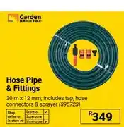 Builders Warehouse Hose Pipe & Fittings 30 m x 12 mm offer