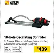Builders Warehouse 18-hole Oscillating Sprinkler offer