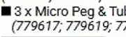 Builders Warehouse 3x Micro Peg & Tube offer