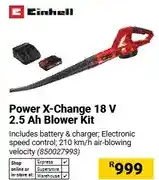 Builders Warehouse Power X-Change 18 V 2.5 Ah Blower Kit offer
