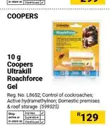 Builders Warehouse 10 g Coopers Ultrakill Roachforce Gel offer