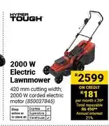 Builders Warehouse 2000 W Electric Lawnmower, 420 mm cutting width offer