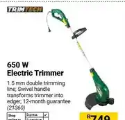 Builders Warehouse 650 W Electric Trimmer offer