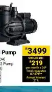 Builders Warehouse 1.1 kW Pool Pump 230 V 71F offer