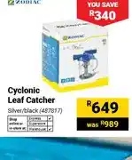 Builders Warehouse Cyclonic Leaf Catcher Silver/black offer