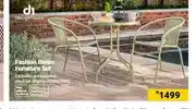 Builders Warehouse Fashion Bistro Furniture Set offer