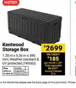 Builders Warehouse Kentwood Storage Box 1.28 m x 5.36 m x 590 mm offer