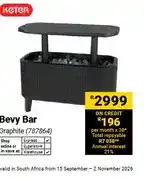 Builders Warehouse Bevy Bar Graphite offer