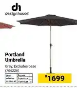 Builders Warehouse Portland Umbrella Grey offer