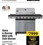 Builders Warehouse Siera 6-Burner BBQ with Side Burner (850040149) offer