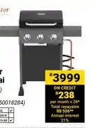 Builders Warehouse Onyx 3-burner Gas Braai (850016467) offer