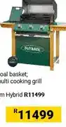 Builders Warehouse 3-burner Jupiter Ranger Hybrid Gas & Charcoal Braai offer