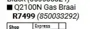 Builders Warehouse Q20100N Gas Braai offer