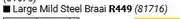 Builders Warehouse Large Mild Steel Braai offer