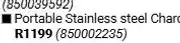 Builders Warehouse Portable Stainless Steel Charcoal Braai offer