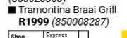Builders Warehouse Tramontina Braai Grill offer