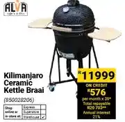 Builders Warehouse Kilimanjaro Ceramic Kettle Braai (850028206) offer